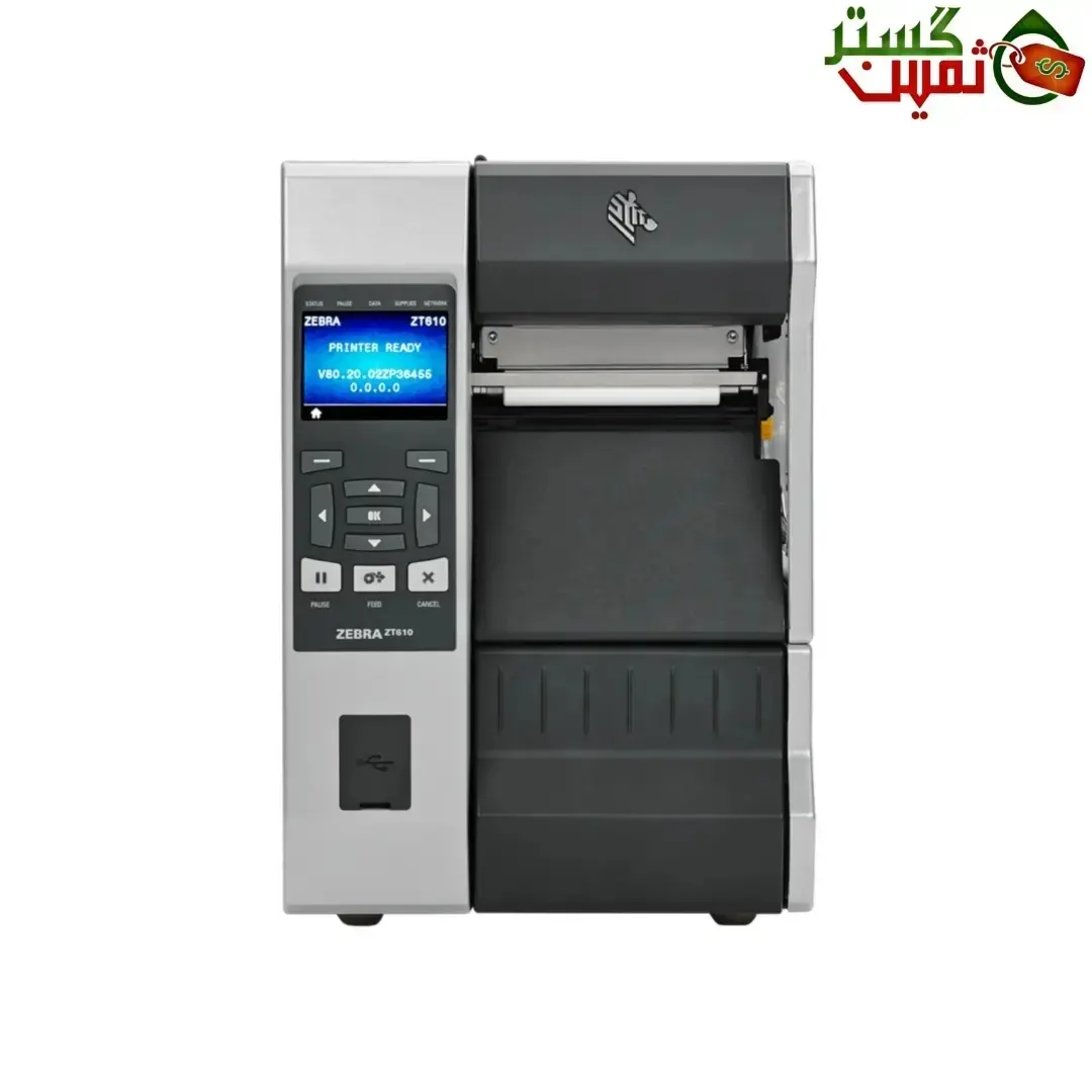  لیبل پرینتر صنعتی زبرا مدل زد تی ۶۱۰ ۲۰۳ دی پی ای zebra zt610 203 dpi 