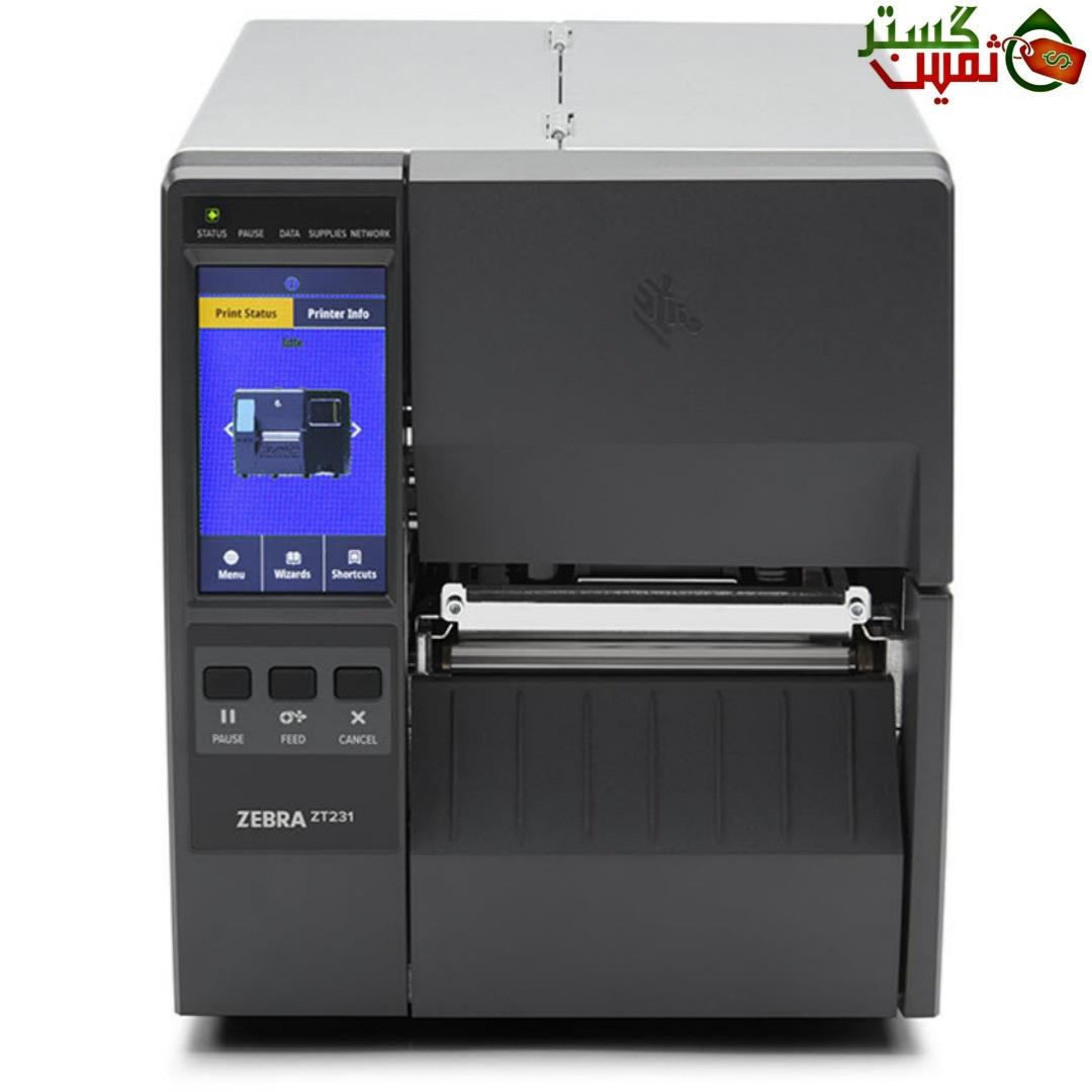   لیبل پرینتر صنعتی زبرا مدل ZEBRA ZT231 203DPI
