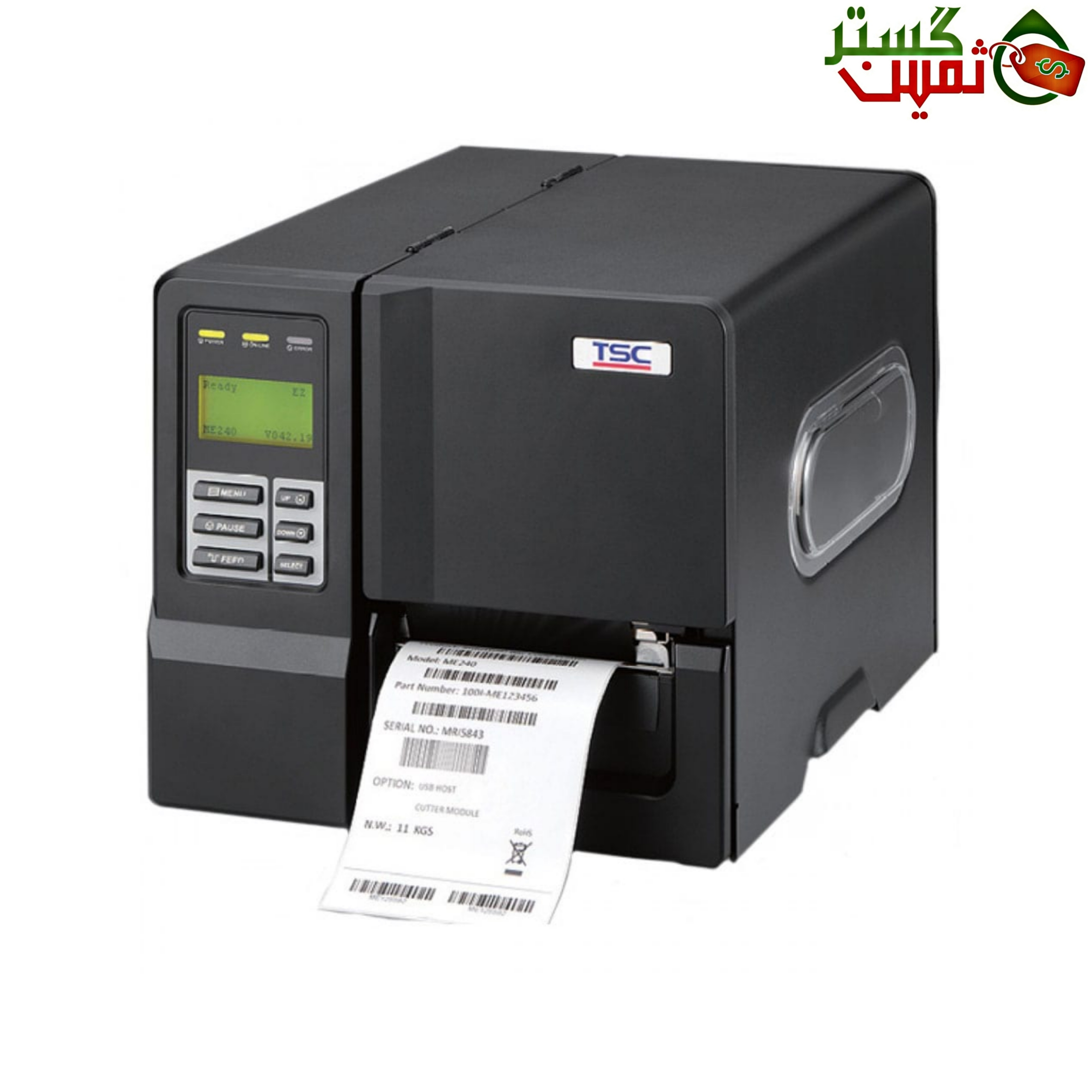  چاپگر لیبل صنعتی TSC ME240 چاپگر بارکد صنعتی تی اس سی
