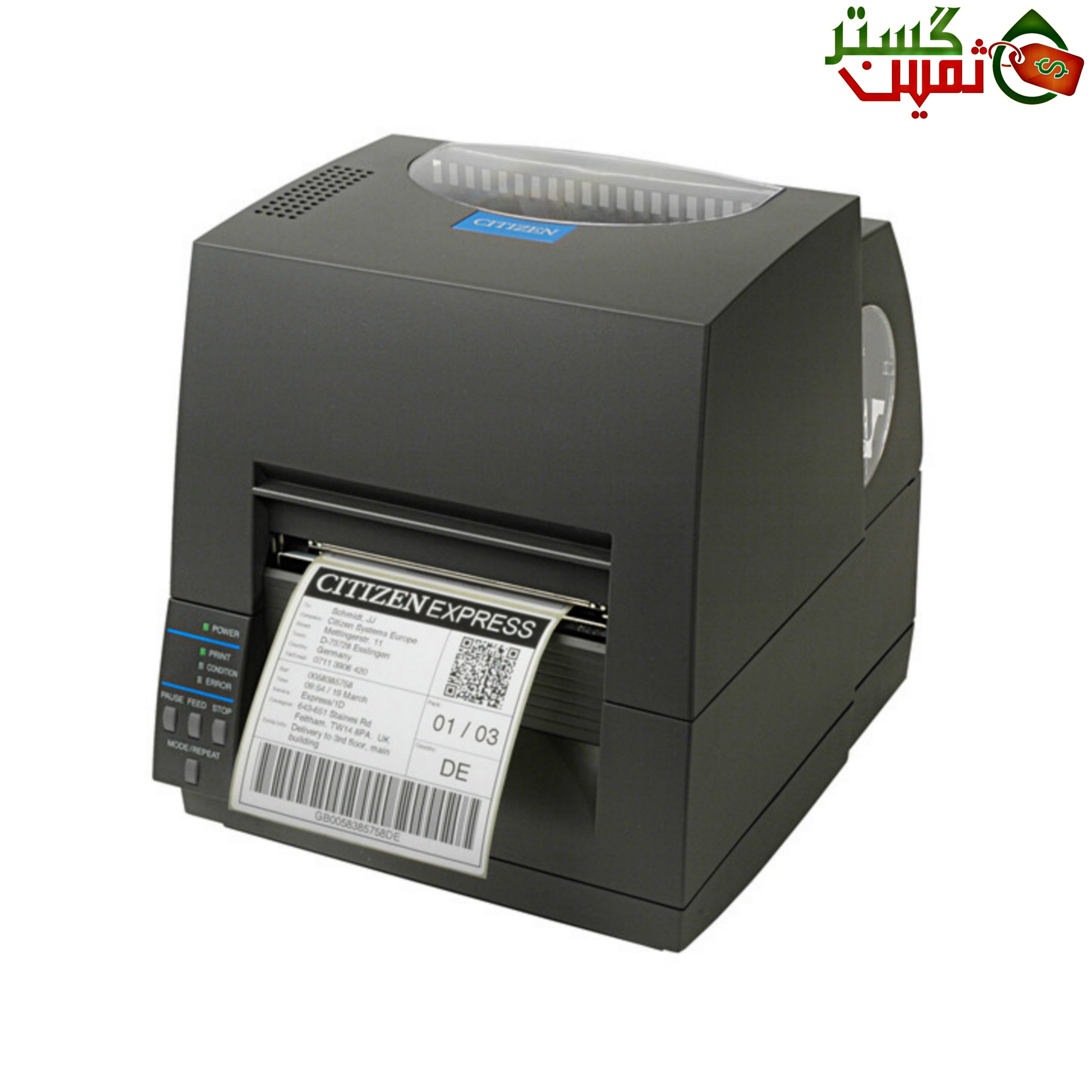 لیبل پرینتر سیتیزن مدل CITIZEN CL-S621 کارکرده 