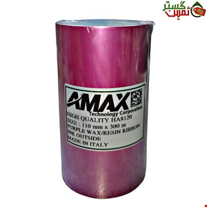 ریبون وکس رزین بنفش ۱۱۰ میلیمتر در ۳۰۰ متر