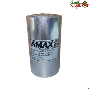 ریبون رزین نقره ای ۱۱۰ میلیمتر در ۳۰۰ متر