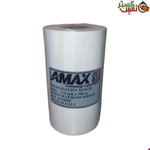 ریبون وکس رزین سفید ۱۱۰ میلیمتر در ۳۰۰ متر