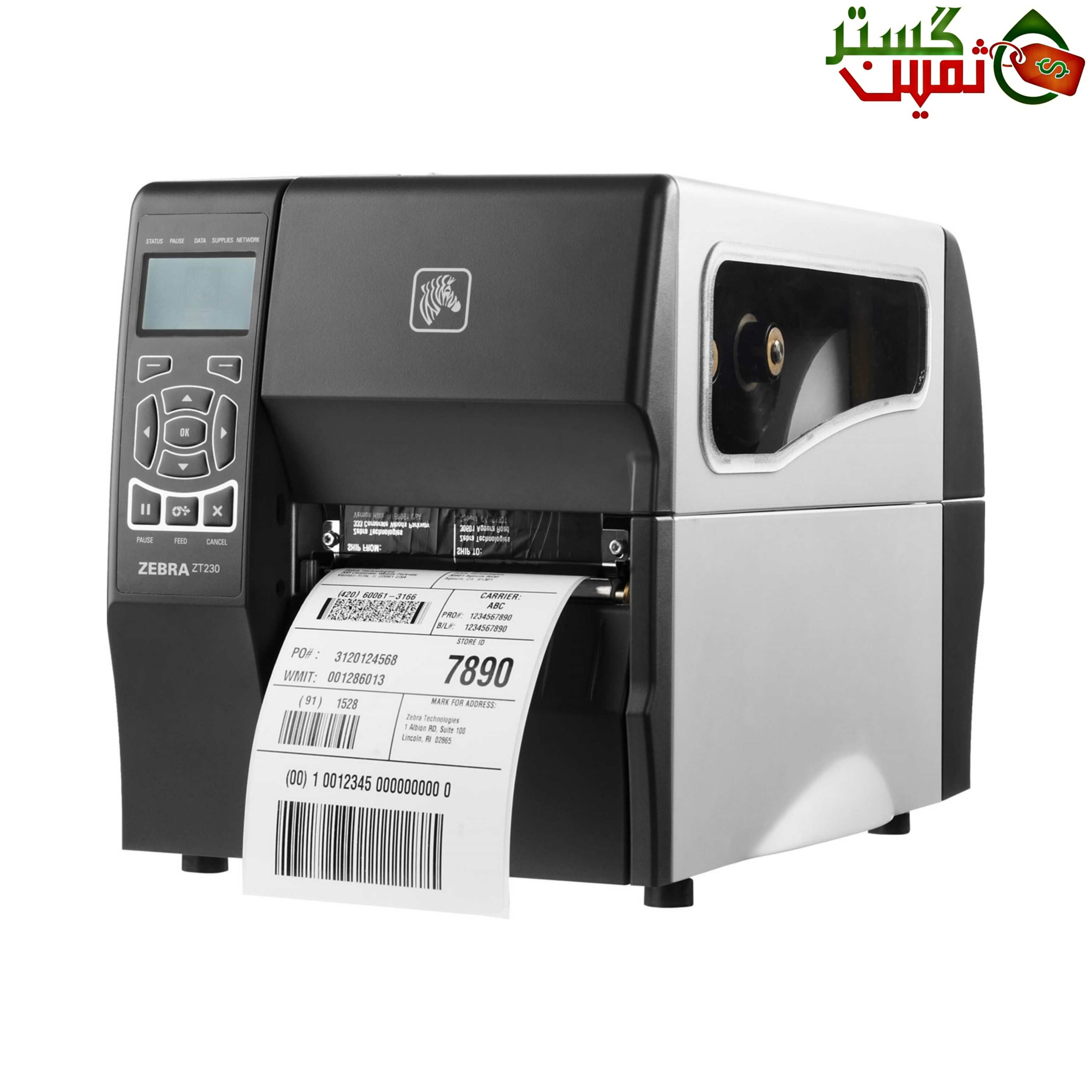لیبل پرینتر زبرا مدل ZT230 300dpi + گارانتی ۱۸ ماهه