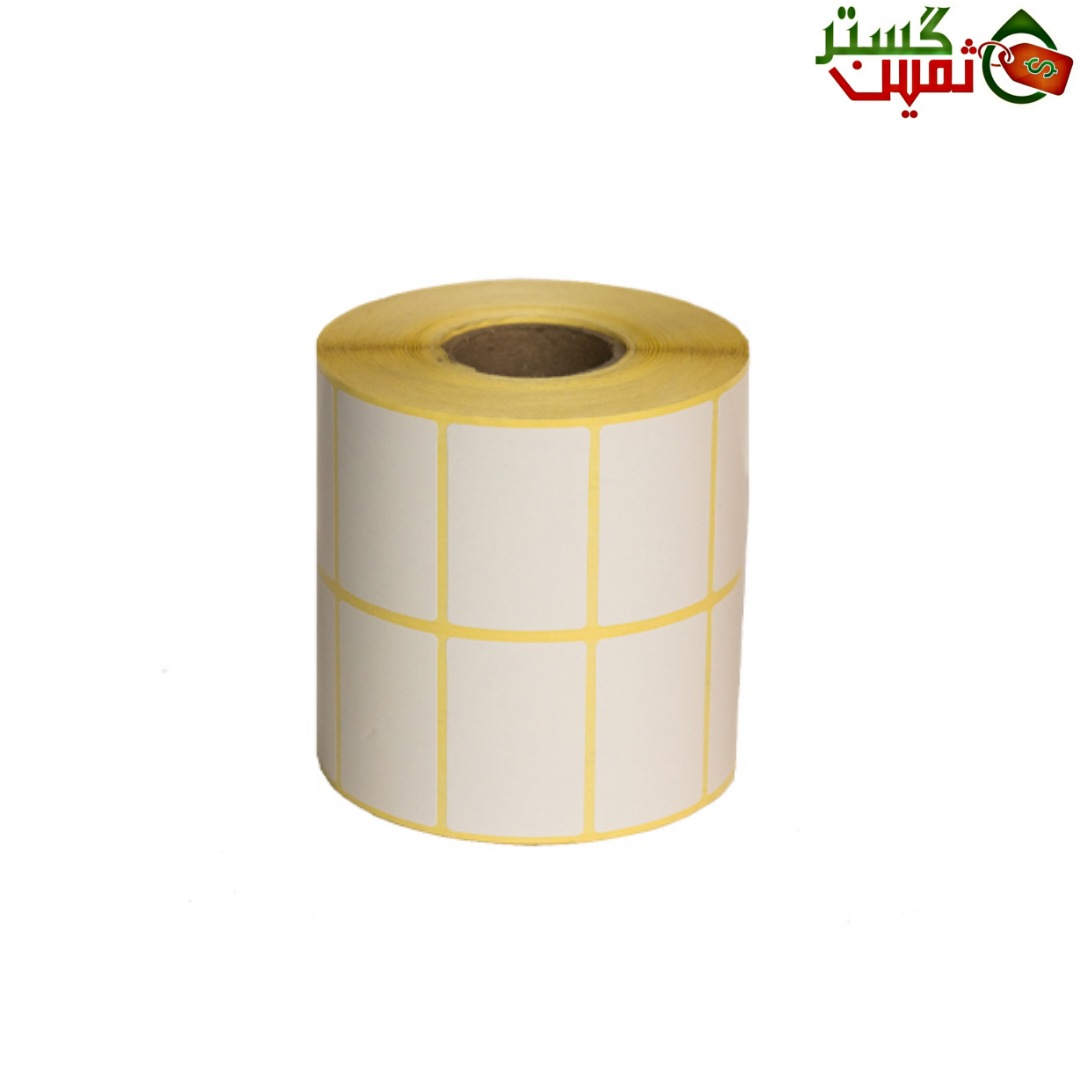 لیبل کاغذی سایز 51 × 34 دو ردیف 3000 عددی
