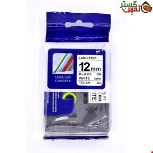 نوار لیبل پرینتر برادر کد TZE-231 غیر اورجینال (TZ2-231)
